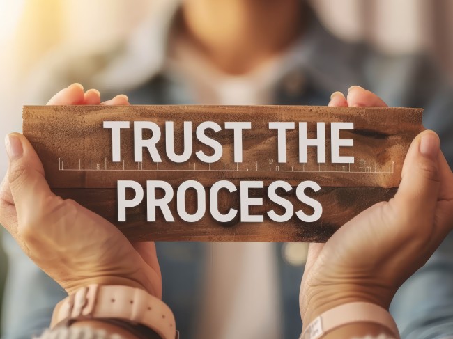 Trust the process Purpose & life coach